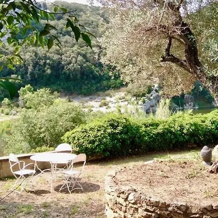 Vila Location La Du Gardon - Exceptionnel A - Acces Direct A La Riviere - Vue Panoramique Sur Les Gorges - 2500€/sem