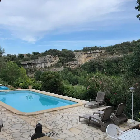 Vila Location La Du Gardon - Exceptionnel A - Acces Direct A La Riviere - Vue Panoramique Sur Les Gorges - 2500€/sem