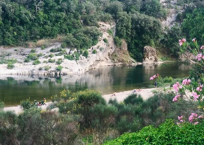 Location La Du Gardon - Exceptionnel A - Acces Direct A La Riviere - Vue Panoramique Sur Les Gorges - 2500€/sem * Collias